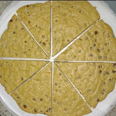 Recipe of cookie pizza on the DeliRec recipe website