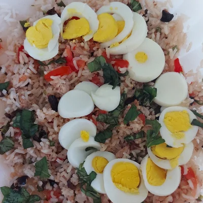 Recipe of Tuna rice salad on the DeliRec recipe website