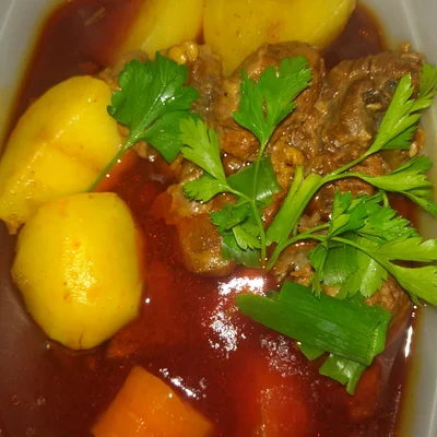 Recipe of beef stew on the DeliRec recipe website