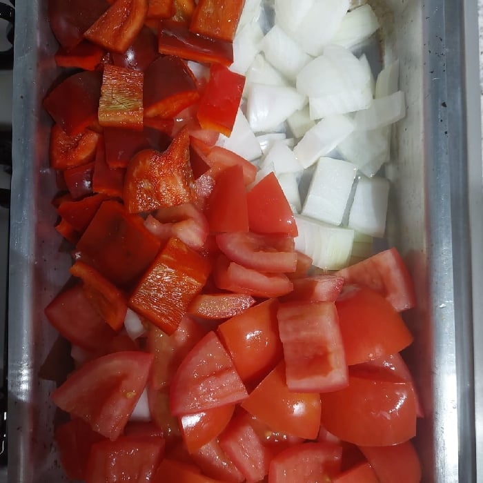 Foto da Sopa cremosa de tomates e pimentão  - receita de Sopa cremosa de tomates e pimentão  no DeliRec