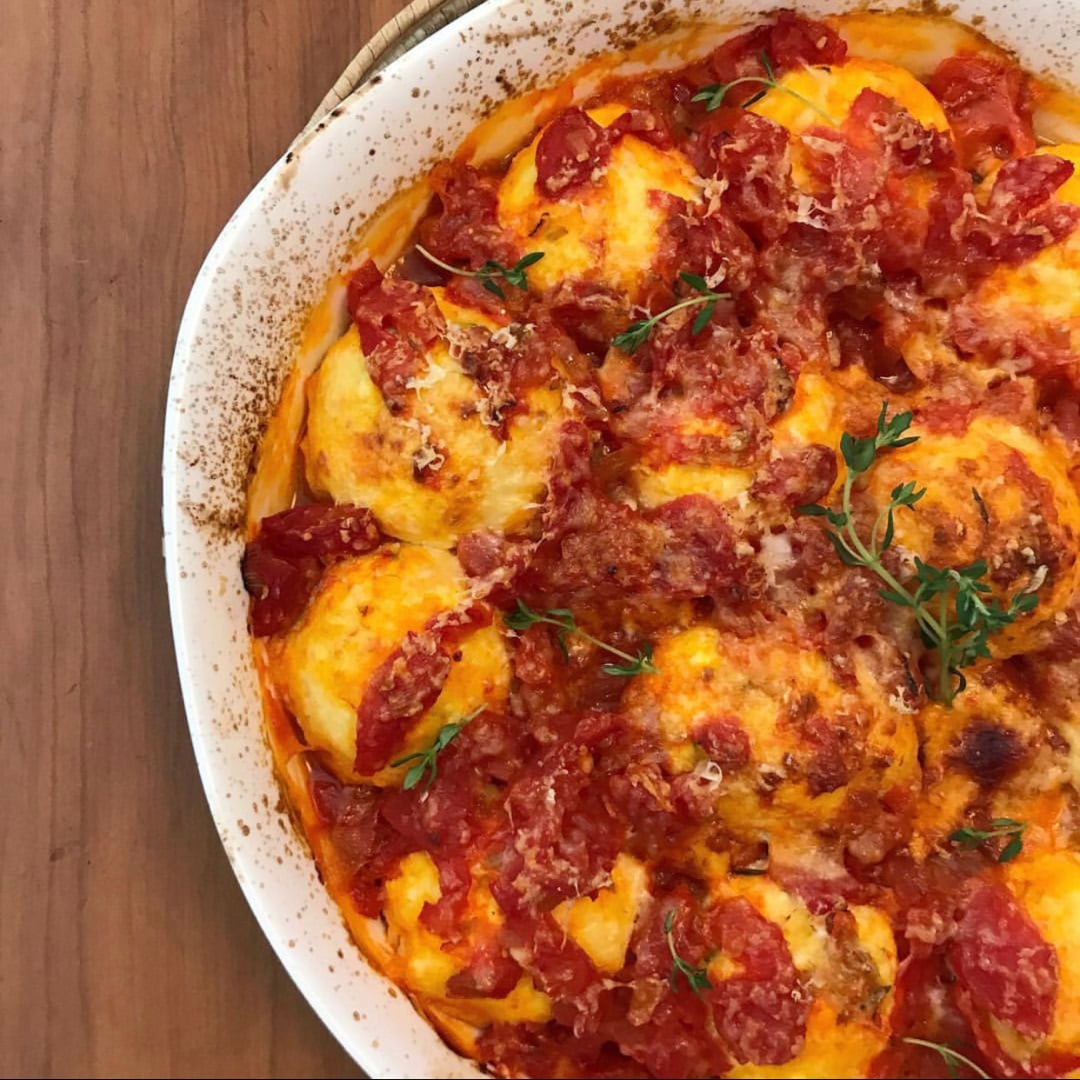 Photo of the Ricotta gnocchi and rustic tomato sauce – recipe of Ricotta gnocchi and rustic tomato sauce on DeliRec