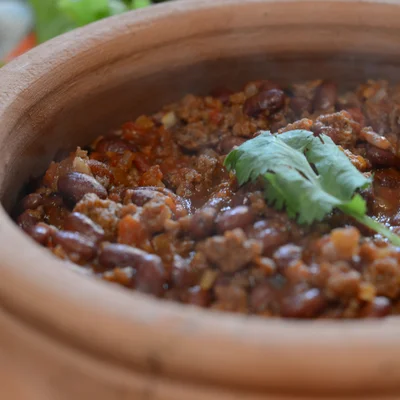 Recipe of Beef and Bean Chilli on the DeliRec recipe website