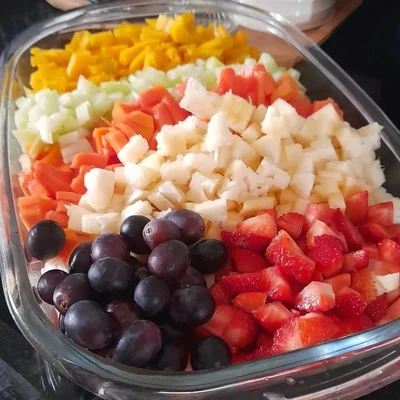 Recipe of Creamy fruit salad on the DeliRec recipe website