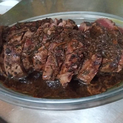 Recipe of roast beef on the DeliRec recipe website