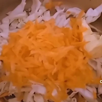 Recipe of Cabbage and grated carrot salad on the DeliRec recipe website