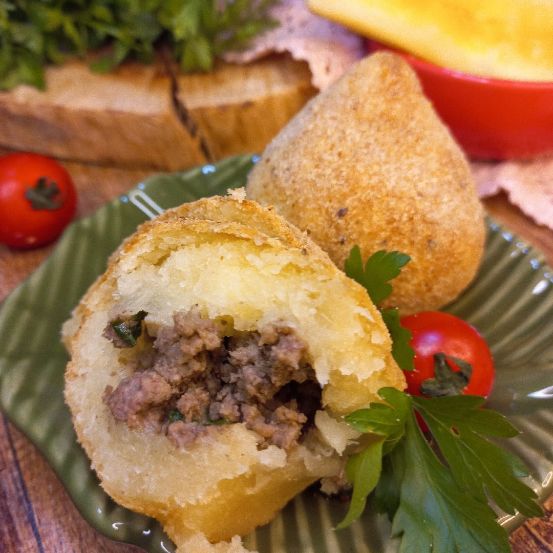 Photo of the Cassava fit cookie in the Air Fryer: croquette or coxinha – recipe of Cassava fit cookie in the Air Fryer: croquette or coxinha on DeliRec