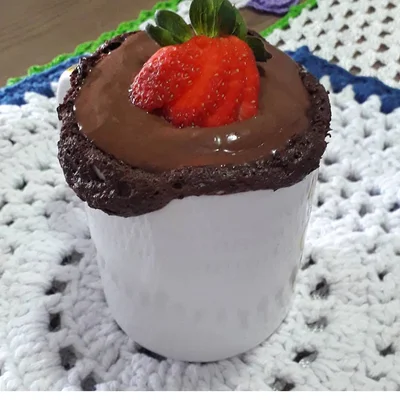 Recipe of low carb mug cake on the DeliRec recipe website