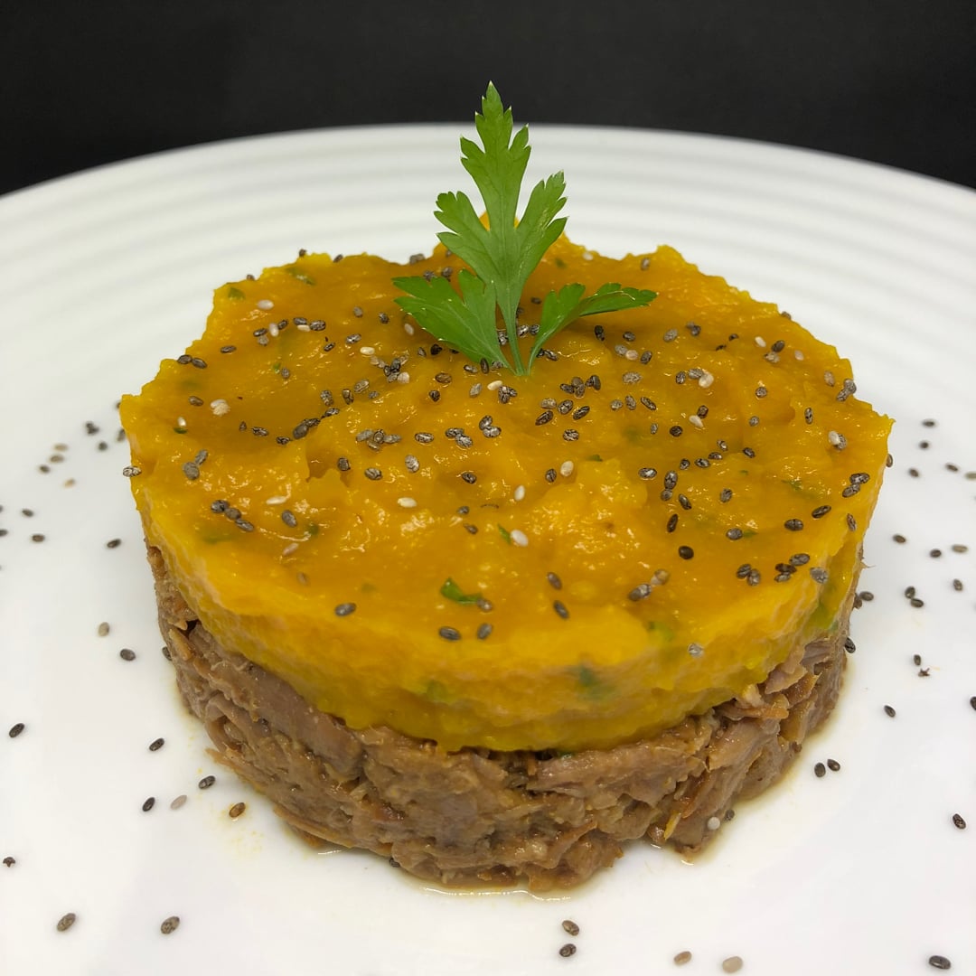 Photo of the Pumpkin Escondidinho with Shredded Beef – recipe of Pumpkin Escondidinho with Shredded Beef on DeliRec