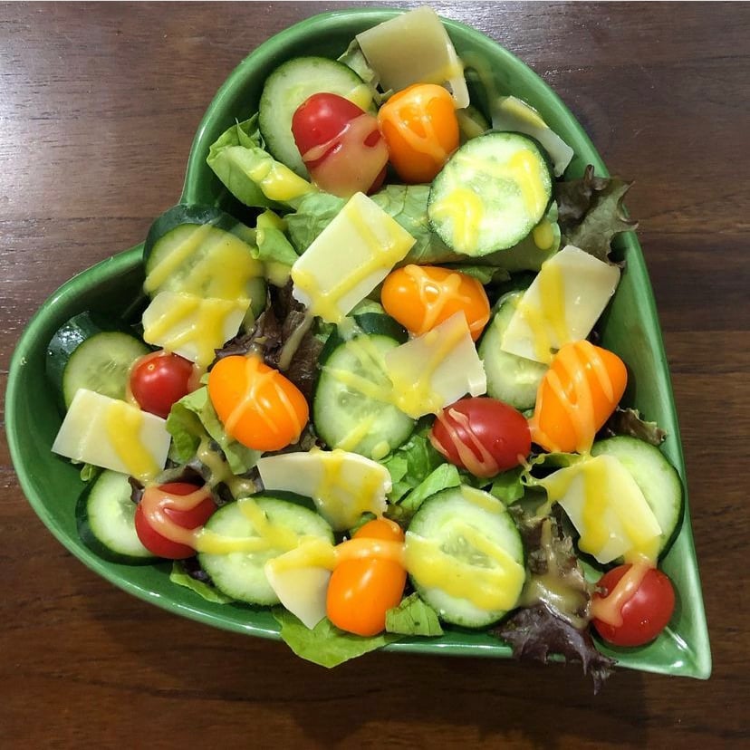 Foto da Salada com molho de mostarda  - receita de Salada com molho de mostarda  no DeliRec