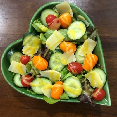 Recipe of Salad with mustard dressing on the DeliRec recipe website