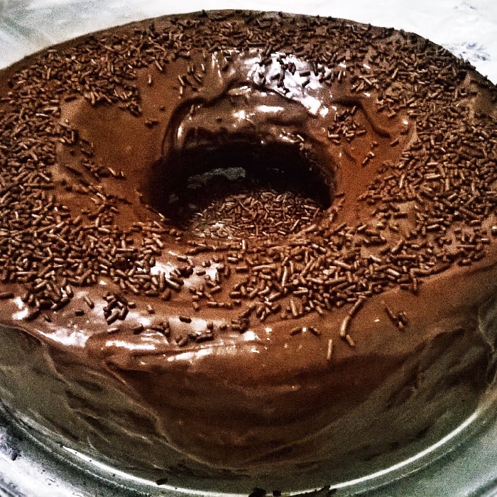Photo of the Chocolate cake with ganache frosting – recipe of Chocolate cake with ganache frosting on DeliRec