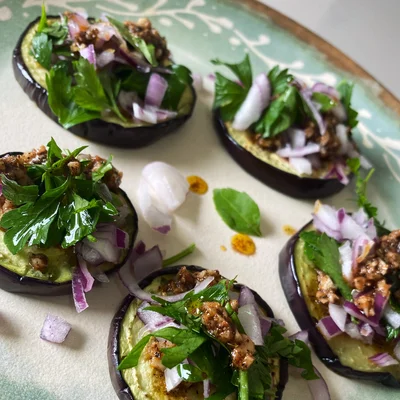 Recipe of Eggplant Appetizer on the DeliRec recipe website