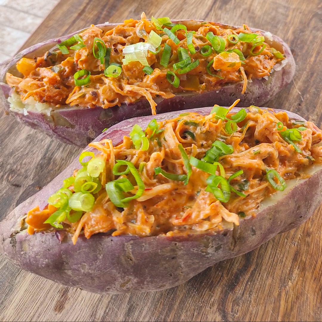 Photo of the Sweet Potato with Creamy Chicken – recipe of Sweet Potato with Creamy Chicken on DeliRec