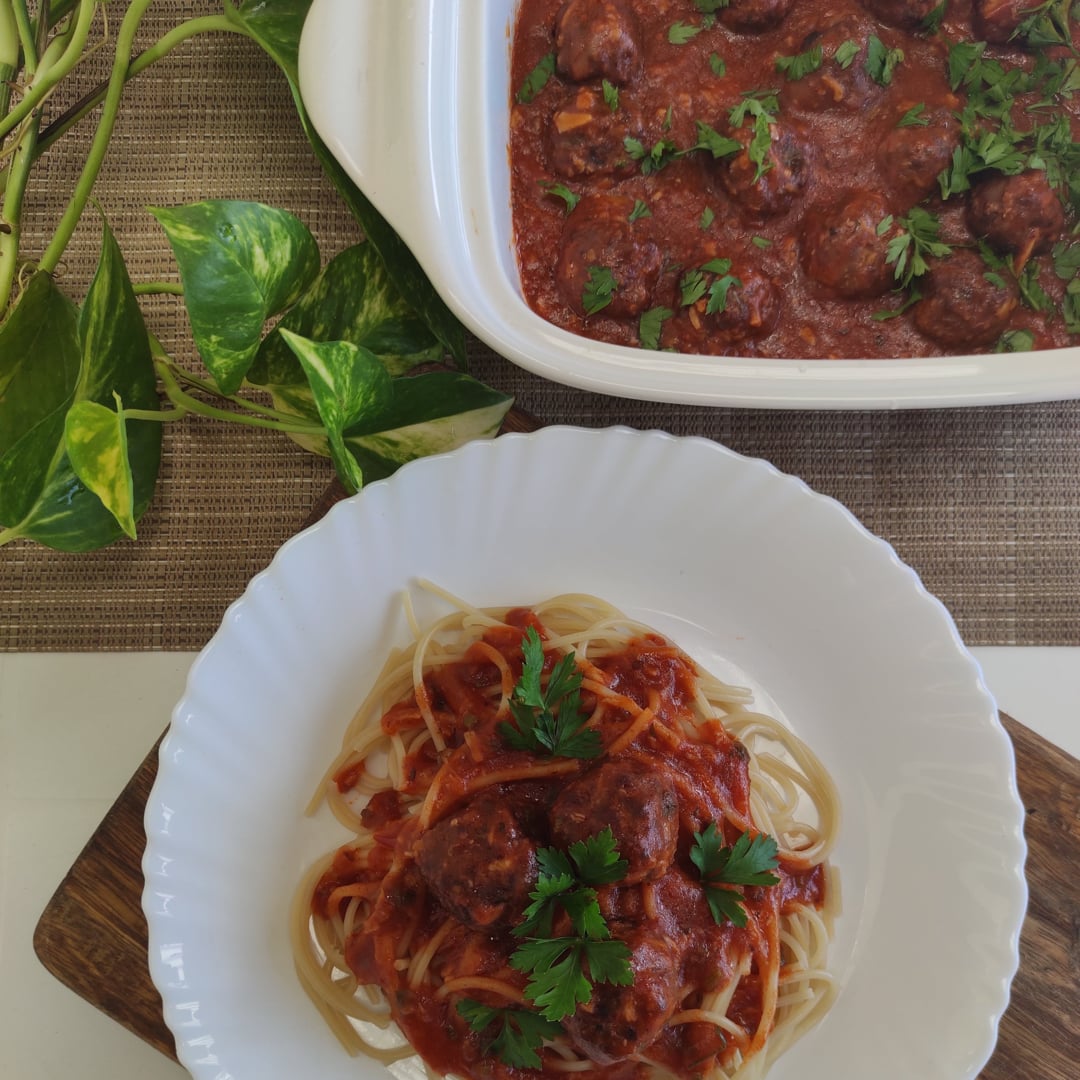 Photo of the Meatballs with gluten-free pasta – recipe of Meatballs with gluten-free pasta on DeliRec