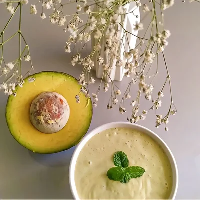 Recipe of Refreshing avocado cream on the DeliRec recipe website