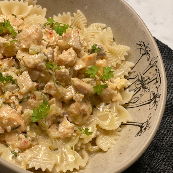 Photo of the Farfalle with Salmon and Lemon – recipe of Farfalle with Salmon and Lemon on DeliRec