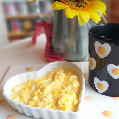Recipe of creamy scrambled egg on the DeliRec recipe website