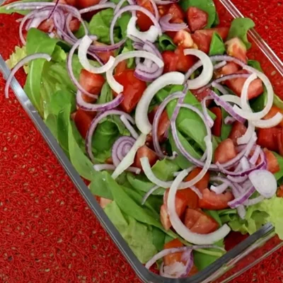 Recipe of Lettuce Salad with Arugula on the DeliRec recipe website