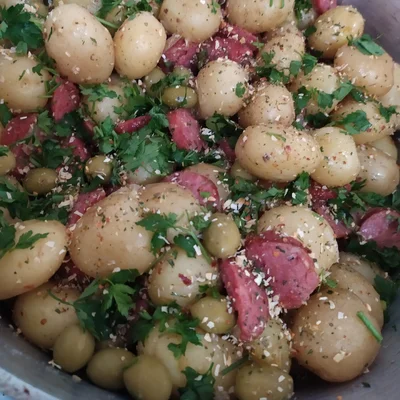 Ricetta di patate ai peperoni nel sito di ricette Delirec