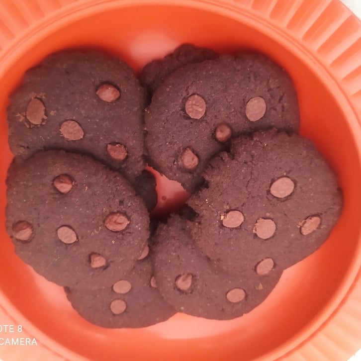 Foto da Cookies de chocolate com gotas de chocolate - receita de Cookies de chocolate com gotas de chocolate no DeliRec