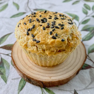 Recipe of Fit Salted Cupcake with Cheese Filling on the DeliRec recipe website