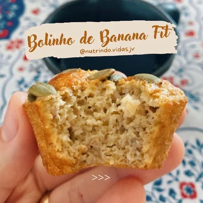 Recipe of Banana Fit Cupcake on the DeliRec recipe website