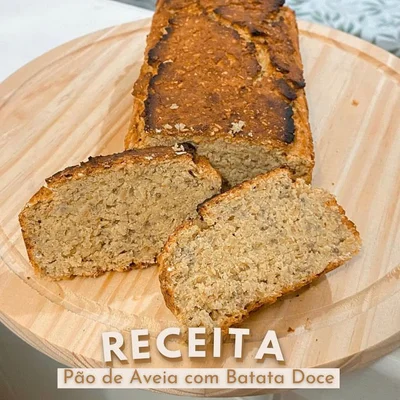 Receita de Pão de aveia com batata doce  no site de receitas DeliRec
