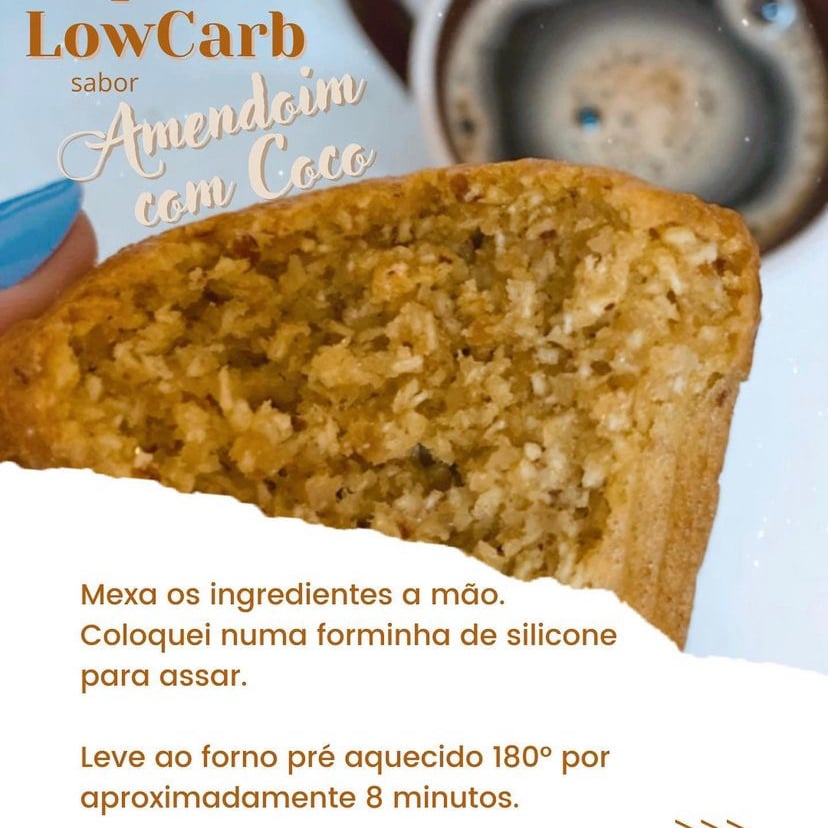 Photo of the Coconut Peanut LowCarb Cupcake – recipe of Coconut Peanut LowCarb Cupcake on DeliRec