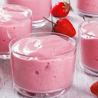 Recipe of strawberry mouse on the DeliRec recipe website