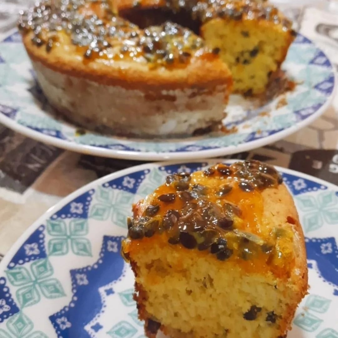 Photo of the Passion fruit cake fit (gluten-free and lactose-free) – recipe of Passion fruit cake fit (gluten-free and lactose-free) on DeliRec