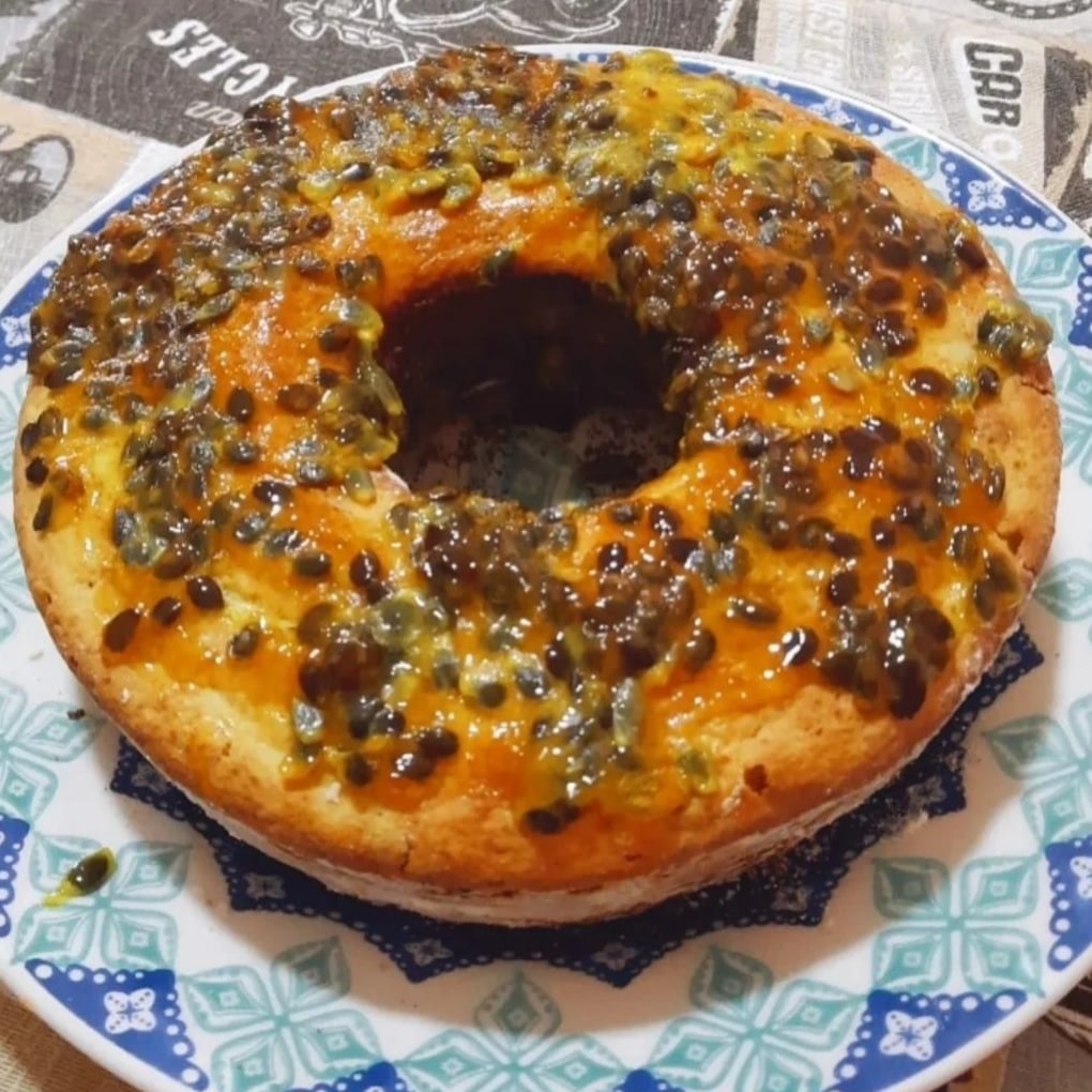 Photo of the Passion fruit cake fit (gluten-free and lactose-free) – recipe of Passion fruit cake fit (gluten-free and lactose-free) on DeliRec