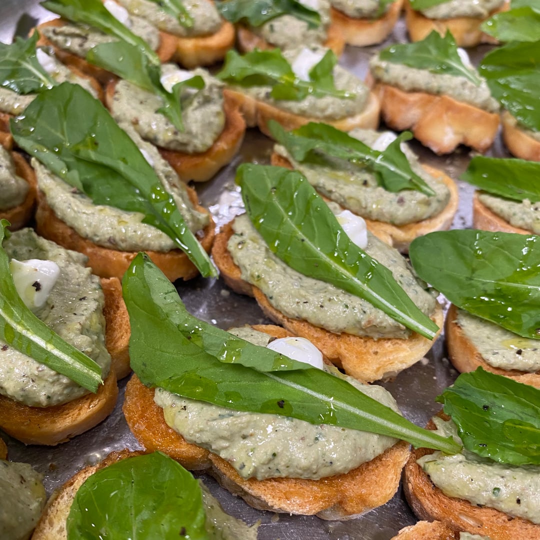 Photo of the Cottage canape with arugula – recipe of Cottage canape with arugula on DeliRec