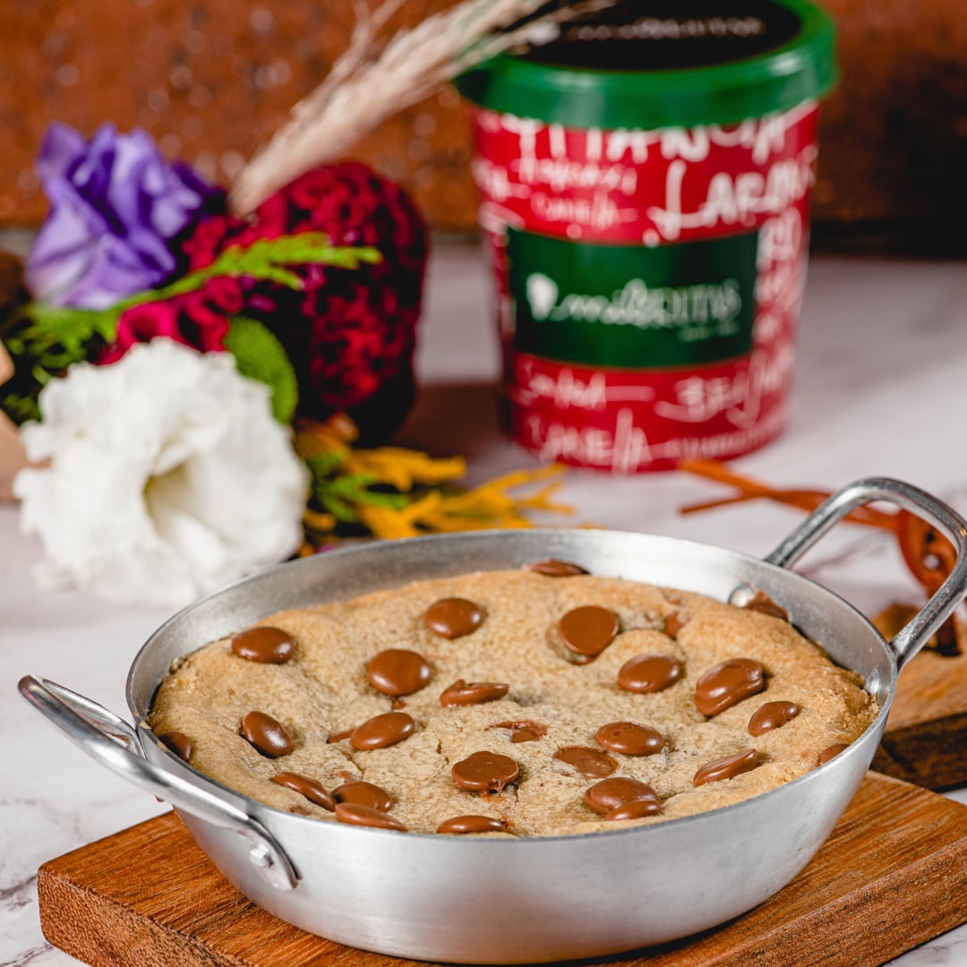 Photo of the Cookie pan Xúgar and vanilla ice cream – recipe of Cookie pan Xúgar and vanilla ice cream on DeliRec