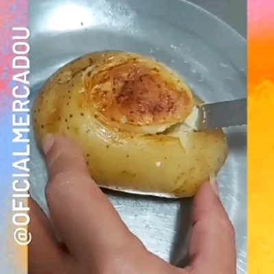 Recipe of Stuffed baked potato on the DeliRec recipe website