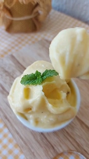 Photo of the Healthy Mango Ice Cream – recipe of Healthy Mango Ice Cream on DeliRec