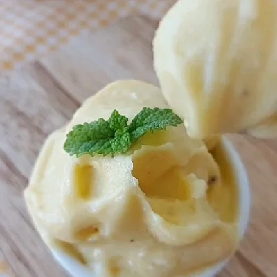 Recipe of Healthy Mango Ice Cream on the DeliRec recipe website