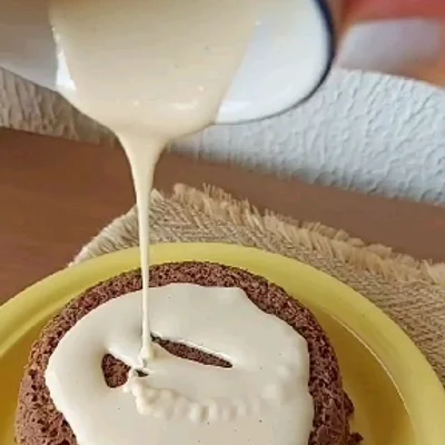 Recipe of 3-minute healthy cupcake with protein syrup on the DeliRec recipe website