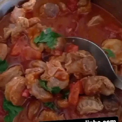 Recipe of Gizzard in tomato sauce on the DeliRec recipe website