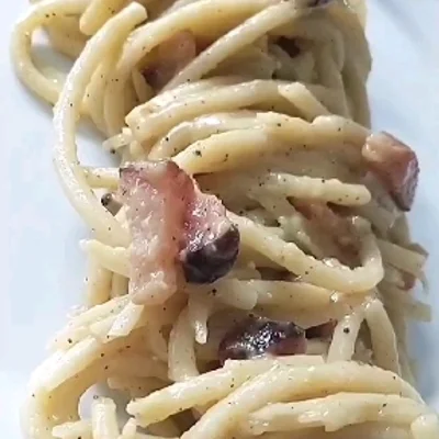 Recipe of Spaghetti carbonara on the DeliRec recipe website