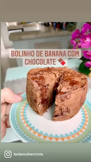 Photo of the Microwave chocolate banana muffin – recipe of Microwave chocolate banana muffin on DeliRec