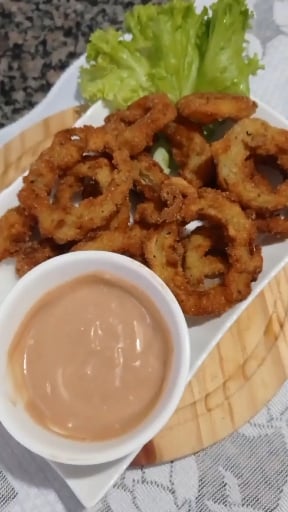 Photo of the breaded onion rings – recipe of breaded onion rings on DeliRec