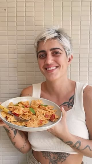 Photo of the Vegan feta pasta – recipe of Vegan feta pasta on DeliRec