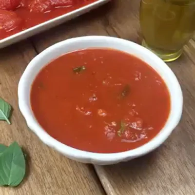 Recipe of Homemade Tomato Sauce) on the DeliRec recipe website