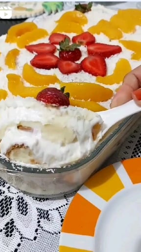 Photo of the Peach and Strawberry Pie – recipe of Peach and Strawberry Pie on DeliRec