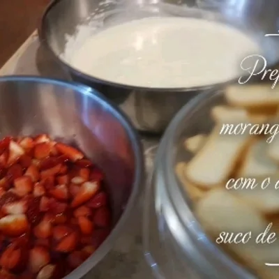 Recipe of Strawberry Tiramisu on the DeliRec recipe website