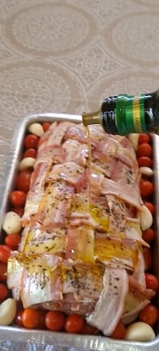 Photo of the Meat roulade wrapped in bacon – recipe of Meat roulade wrapped in bacon on DeliRec