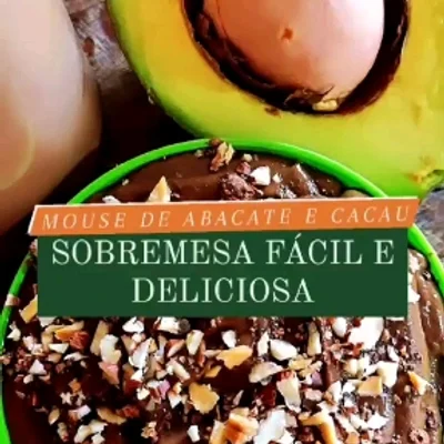 Recipe of avocado mouse on the DeliRec recipe website