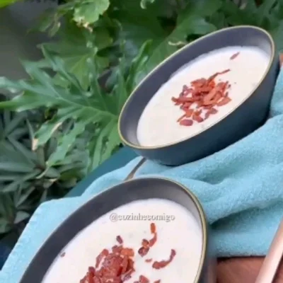 Recipe of Potato and bacon soup on the DeliRec recipe website