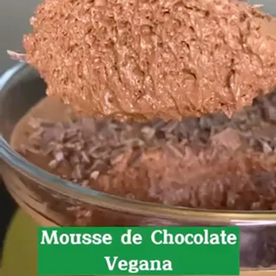 Recipe of VEGAN CHOCOLATE MOUSSE on the DeliRec recipe website