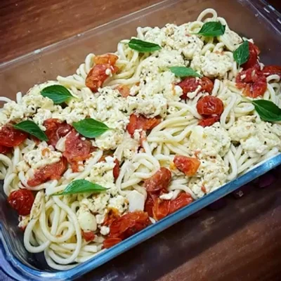Recipe of Viral Pasta (Famous Noodles on TIKTOK) on the DeliRec recipe website